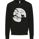 Halloween Pug Dog Kids Sweatshirt Jumper Black