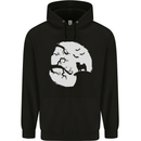 Halloween Pug Dog Mens 80% Cotton Hoodie Black
