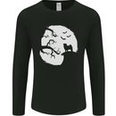 Halloween Pug Dog Mens Long Sleeve T-Shirt Black