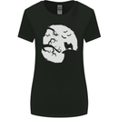 Halloween Pug Dog Womens Wider Cut T-Shirt Black