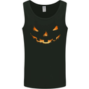 Halloween Pumpkin Face Funny Scary Mens Vest Tank Top Black