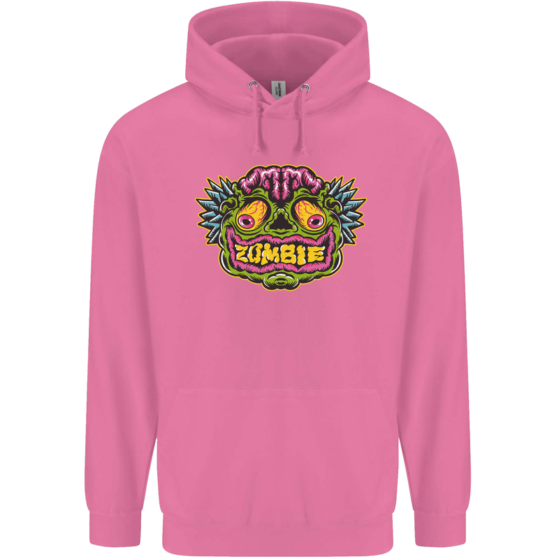 Halloween Zombie Face Childrens Kids Hoodie Azalea