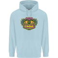 Halloween Zombie Face Childrens Kids Hoodie Light Blue