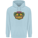 Halloween Zombie Face Childrens Kids Hoodie Light Blue