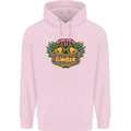 Halloween Zombie Face Childrens Kids Hoodie Light Pink
