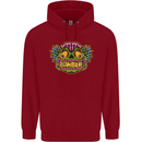 Halloween Zombie Face Childrens Kids Hoodie Red