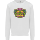 Halloween Zombie Face Kids Sweatshirt Jumper White