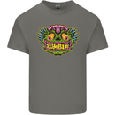 Halloween Zombie Face Kids T-Shirt Childrens Charcoal