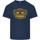 Halloween Zombie Face Kids T-Shirt Childrens Navy Blue