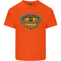 Halloween Zombie Face Kids T-Shirt Childrens Orange