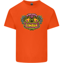 Halloween Zombie Face Kids T-Shirt Childrens Orange