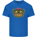 Halloween Zombie Face Kids T-Shirt Childrens Royal Blue