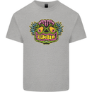 Halloween Zombie Face Kids T-Shirt Childrens Sports Grey