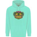 Halloween Zombie Face Mens 80% Cotton Hoodie Peppermint