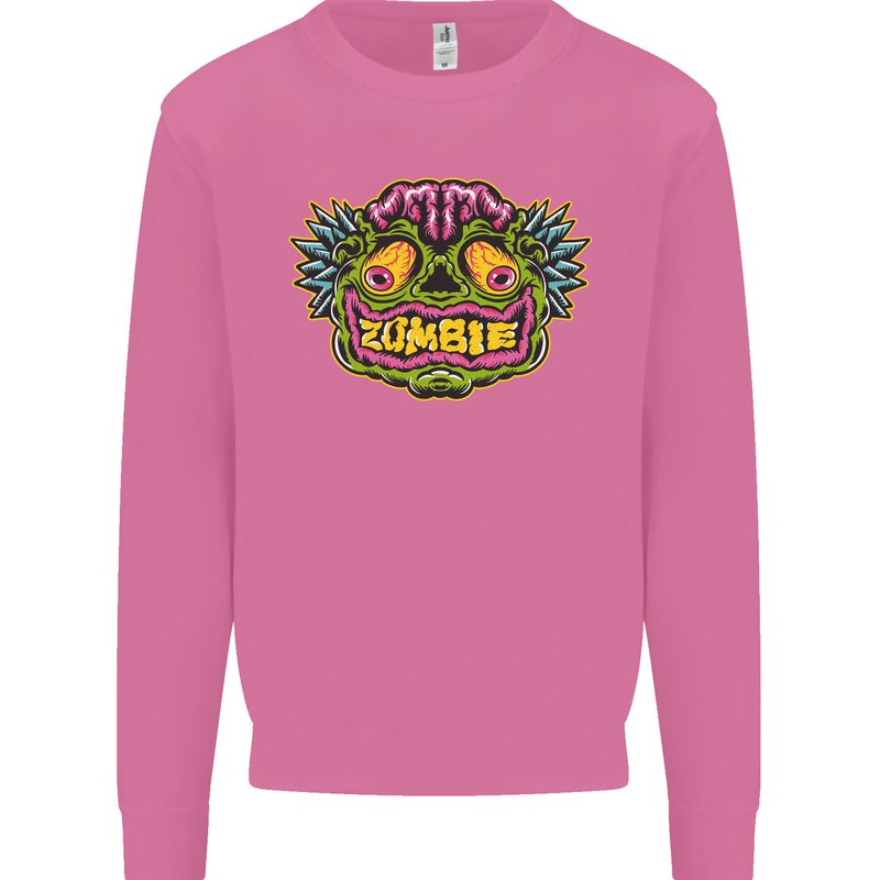 Halloween Zombie Face Mens Sweatshirt Jumper Azalea