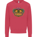 Halloween Zombie Face Mens Sweatshirt Jumper Heliconia