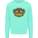 Halloween Zombie Face Mens Sweatshirt Jumper Peppermint