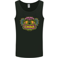 Halloween Zombie Face Mens Vest Tank Top Black