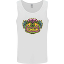 Halloween Zombie Face Mens Vest Tank Top White
