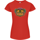 Halloween Zombie Face Womens Petite Cut T-Shirt Red