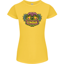 Halloween Zombie Face Womens Petite Cut T-Shirt Yellow