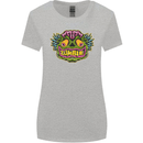 Halloween Zombie Face Womens Wider Cut T-Shirt Sports Grey