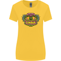 Halloween Zombie Face Womens Wider Cut T-Shirt Yellow