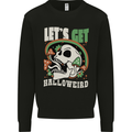 Halloweird Magic Mushrooms Halloween LSD Kids Sweatshirt Jumper Black