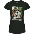 Halloweird Magic Mushrooms Halloween LSD Womens Petite Cut T-Shirt Black