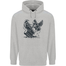 Hammer and Raven Vikings Childrens Kids Hoodie Sports Grey