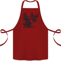 Hammer and Raven Vikings Cotton Apron 100% Organic Maroon