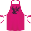 Hammer and Raven Vikings Cotton Apron 100% Organic Pink