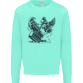 Hammer and Raven Vikings Kids Sweatshirt Jumper Peppermint