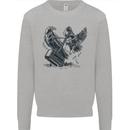 Hammer and Raven Vikings Kids Sweatshirt Jumper Sports Grey