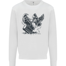 Hammer and Raven Vikings Kids Sweatshirt Jumper White