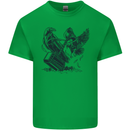 Hammer and Raven Vikings Kids T-Shirt Childrens Irish Green