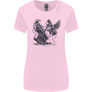 Hammer and Raven Vikings Womens Wider Cut T-Shirt Light Pink