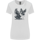 Hammer and Raven Vikings Womens Wider Cut T-Shirt White