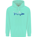 Hammerhead Shark Scuba Diver Diving Childrens Kids Hoodie Peppermint