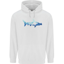 Hammerhead Shark Scuba Diver Diving Childrens Kids Hoodie White