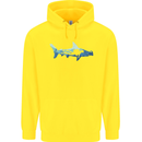 Hammerhead Shark Scuba Diver Diving Childrens Kids Hoodie Yellow