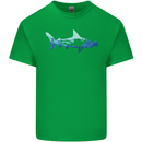 Hammerhead Shark Scuba Diver Diving Kids T-Shirt Childrens Irish Green