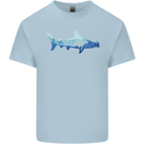Hammerhead Shark Scuba Diver Diving Kids T-Shirt Childrens Light Blue