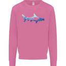 Hammerhead Shark Scuba Diver Diving Mens Sweatshirt Jumper Azalea
