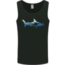 Hammerhead Shark Scuba Diver Diving Mens Vest Tank Top Black