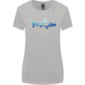Hammerhead Shark Scuba Diver Diving Womens Wider Cut T-Shirt Sports Grey