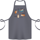 Hampster Eat Sleep Wheek Repeat Funny Cotton Apron 100% Organic Steel