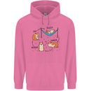Hampster Eat Sleep Wheek Repeat Funny Mens 80% Cotton Hoodie Azelea