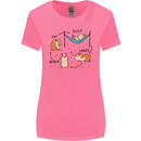 Hampster Eat Sleep Wheek Repeat Funny Womens Wider Cut T-Shirt Azalea