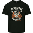 Hand Made Choppers Motorcycle Biker Mens Cotton T-Shirt Tee Top Black